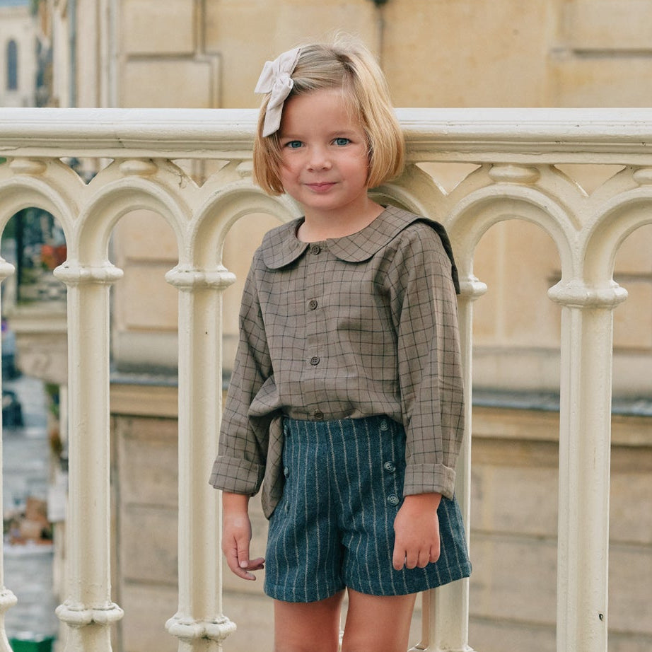 [預購] Maison Marelle - Shirt MONCEAU - Brown Tiles