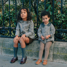 Load image into Gallery viewer, [預購] Maison Marelle - Shirt MONCEAU - Gingham Beige and Gray
