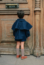Load image into Gallery viewer, [預購] Maison Marelle - Coat AMOVIBLE Cape SHERLOCK - Blue
