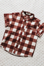 Load image into Gallery viewer, 🎄 Bencer and Hazelnut - Mens Collared Shirt - Gingham
