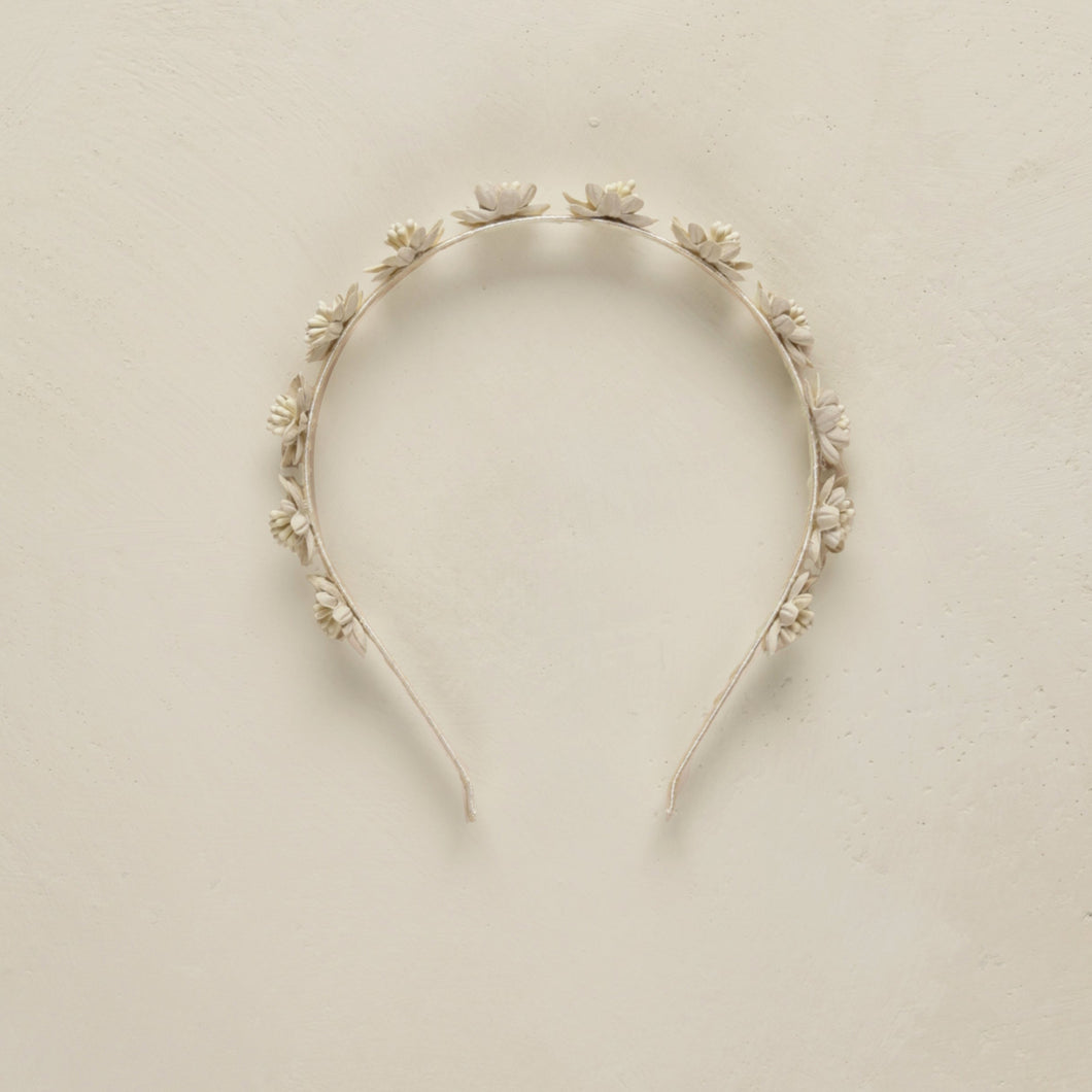 Noralee -  FLORAL HEADBAND || IVORY