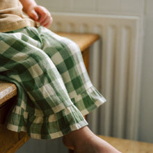 Load image into Gallery viewer, Organic Zoo - Dill Gingham Frill Culottes

