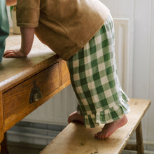 Load image into Gallery viewer, Organic Zoo - Dill Gingham Frill Culottes
