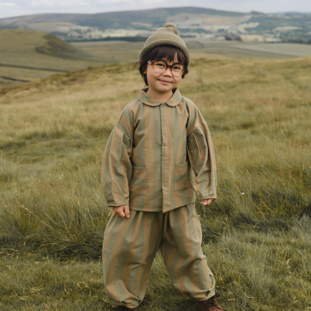 Organic Zoo - Woodland Stripes Lodge Shirt