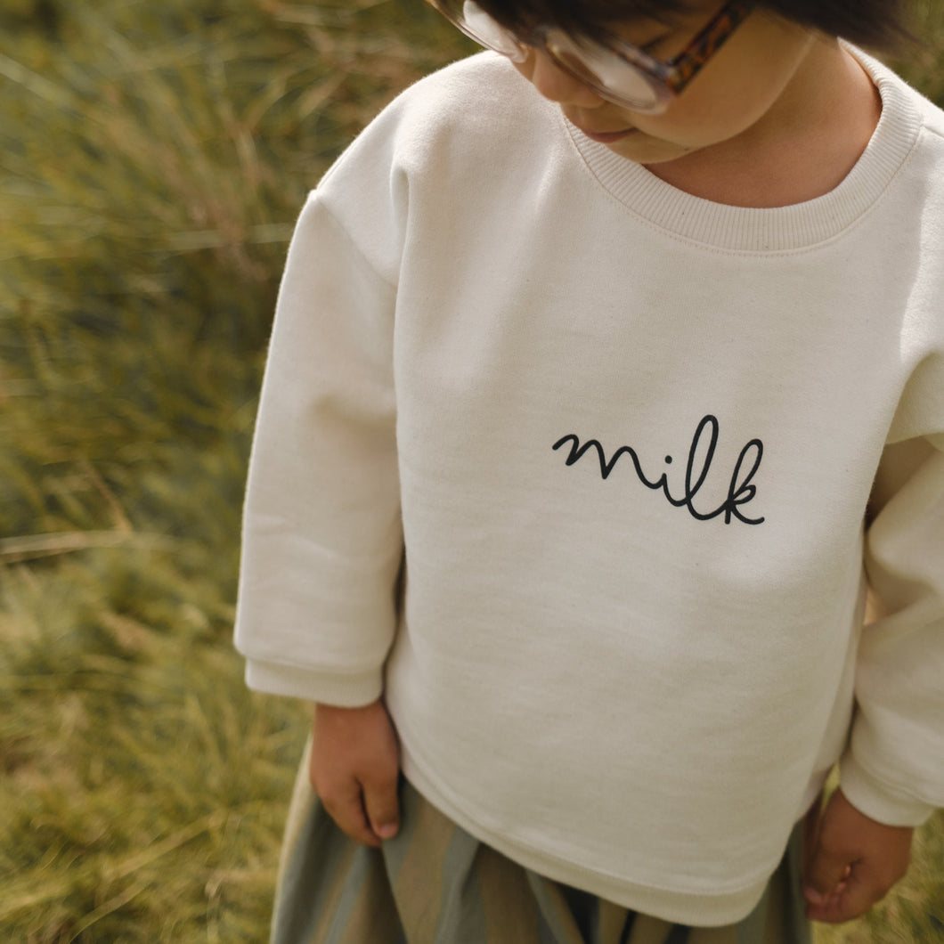 Organic Zoo - Milk Sweatshirt Undyed
