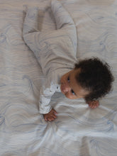 Load image into Gallery viewer, Organic Zoo - Seascape Zip Sleepsuit Undyed
