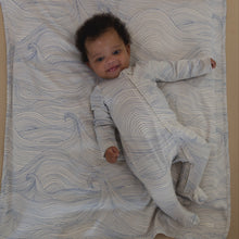 Load image into Gallery viewer, Organic Zoo - Seascape Zip Sleepsuit Undyed
