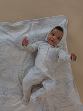 Load image into Gallery viewer, Organic Zoo - Seascape Zip Sleepsuit Undyed
