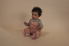 Load image into Gallery viewer, Organic Zoo - Paprika Gingham Salopette
