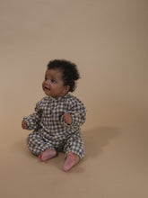 Load image into Gallery viewer, Organic Zoo - Shoreline Gingham  Onesie
