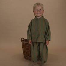 Load image into Gallery viewer, Organic Zoo - Woodland Stripes Lodge Shirt

