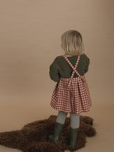Load image into Gallery viewer, Organic Zoo - Paprika Gingham Tribe Skirt
