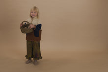 Load image into Gallery viewer, Organic Zoo - Blueberry Gingham Frill Culottes
