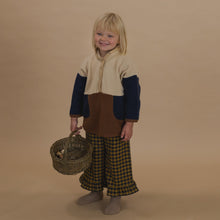 Load image into Gallery viewer, Organic Zoo - Blueberry Gingham Frill Culottes
