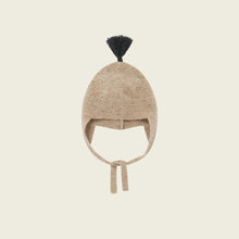 Load image into Gallery viewer, Organic Zoo - Oatmeal Charcoal Contrast Tassel Hat
