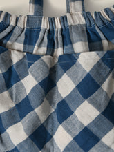 Load image into Gallery viewer, Organic Zoo - Pottery Blue Gingham Crossback Skirt

