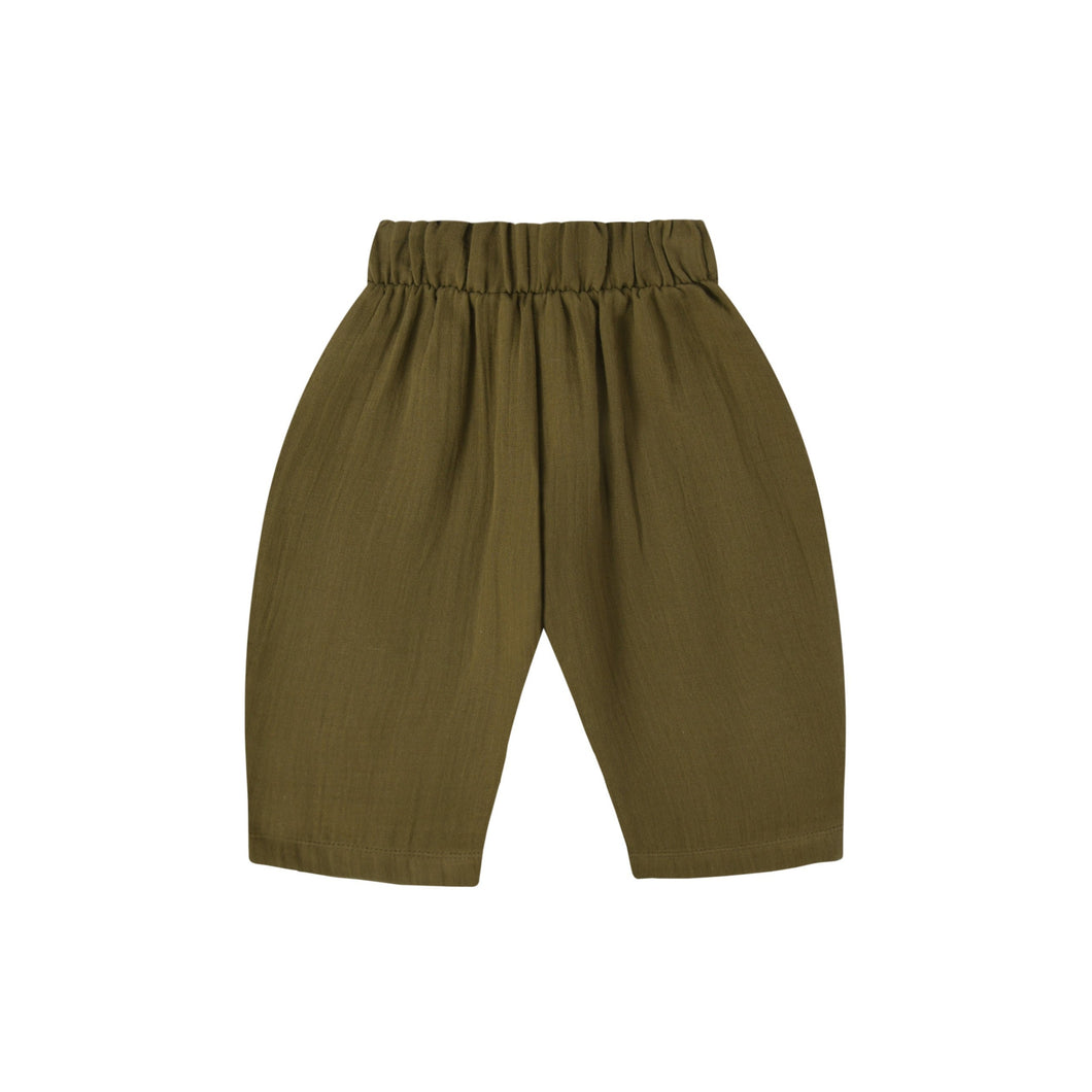 Organic Zoo -  Olive Fisherman Pants