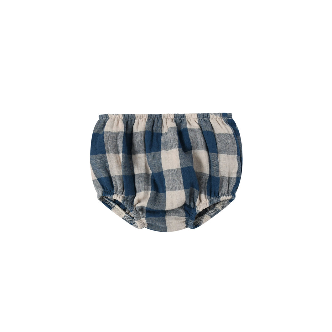 Organic Zoo - Pottery Blue Gingham Bloomers