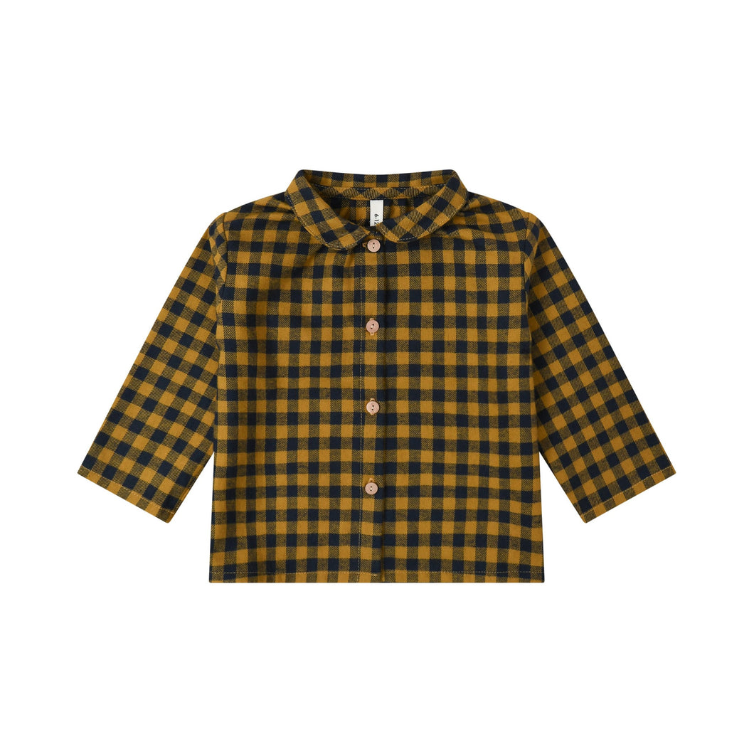 Organic Zoo - Blueberry Gingham Shirt