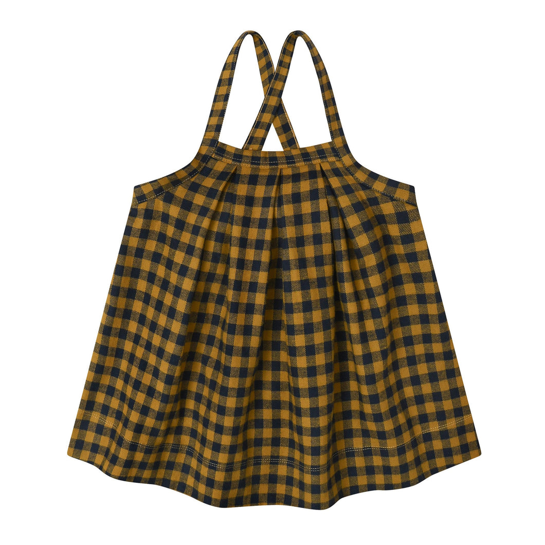 Organic Zoo -Blueberry Gingham Tribe Skirt 2-3Y