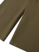 Load image into Gallery viewer, Organic Zoo - Olive Waffle Wide Leg Pants
