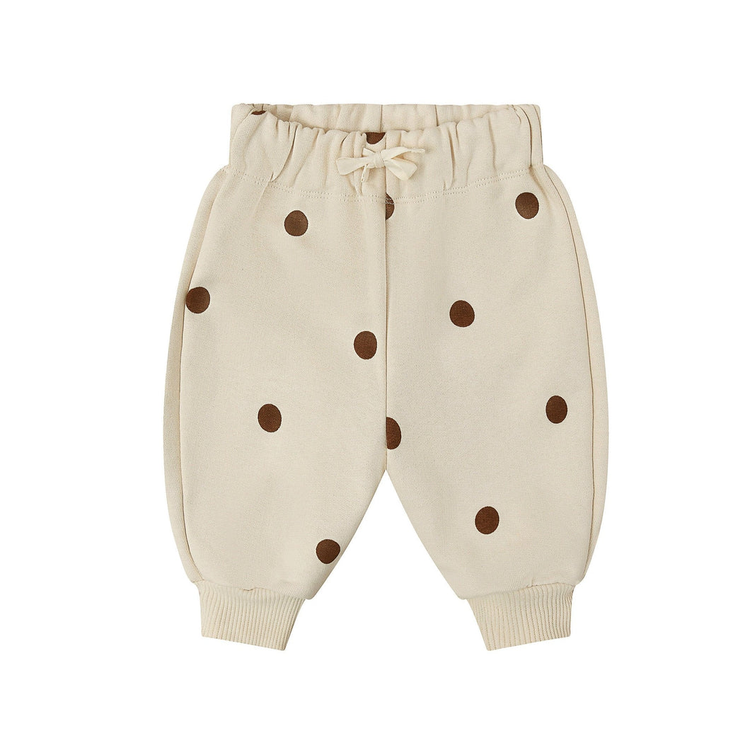 Organic Zoo - Undyed Cotton Dots Sweatpants 3-4Y