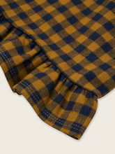 Load image into Gallery viewer, Organic Zoo - Blueberry Gingham Frill Culottes
