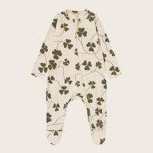 Load image into Gallery viewer, Organic Zoo - Clover Zip Sleepsuit Undyed
