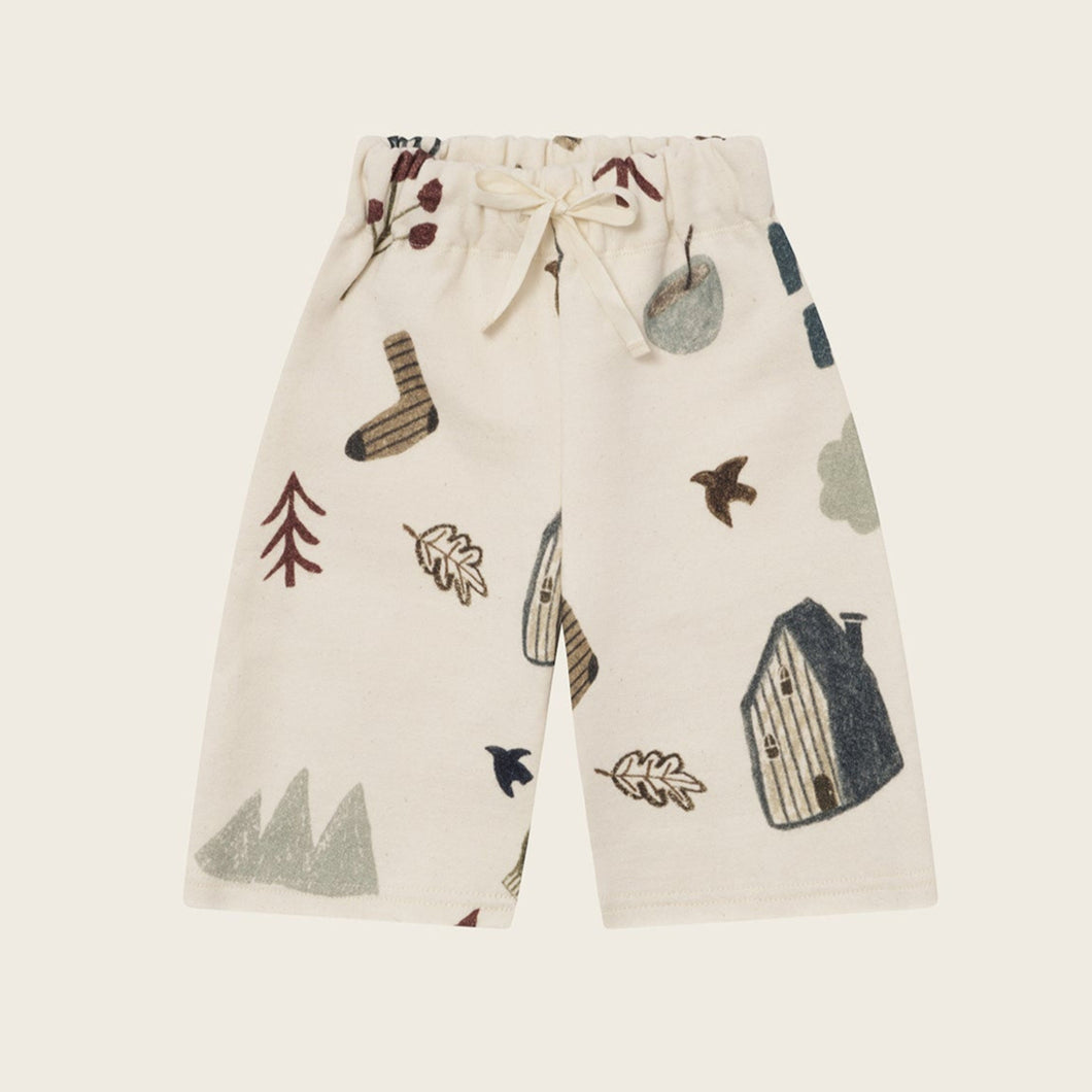 Organic Zoo - Cosy  Wild Wide Leg Pants Undyed