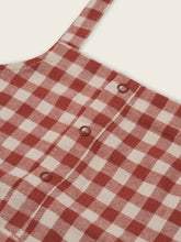 Load image into Gallery viewer, Organic Zoo - Paprika Gingham Salopette
