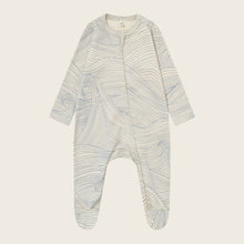 Load image into Gallery viewer, Organic Zoo - Seascape Zip Sleepsuit Undyed
