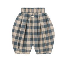 Load image into Gallery viewer, Organic Zoo - Fog Blue Gingham Lodge Pants
