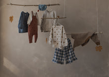 Load image into Gallery viewer, Organic Zoo - Fog Blue Frill Gingham Culottes
