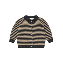 Load image into Gallery viewer, [預購] Organic Zoo - Charcoal Stripes Baby Wool Cardigan
