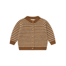 Load image into Gallery viewer, [預購] Organic Zoo - Chestnut Stripes Wool Baby Cardigan
