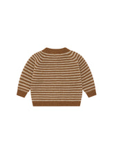 Load image into Gallery viewer, [預購] Organic Zoo - Chestnut Stripes Wool Baby Cardigan
