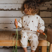 Load image into Gallery viewer, Organic Zoo - Undyed Cotton Dots Sweatpants 3-4Y
