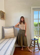 Load image into Gallery viewer, Organic Zoo - Adult Women&#39;s Olive Muslin Skirt
