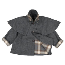 Load image into Gallery viewer, [預購] Maison Marelle - Coat AMOVIBLE Cape SHERLOCK - Gray
