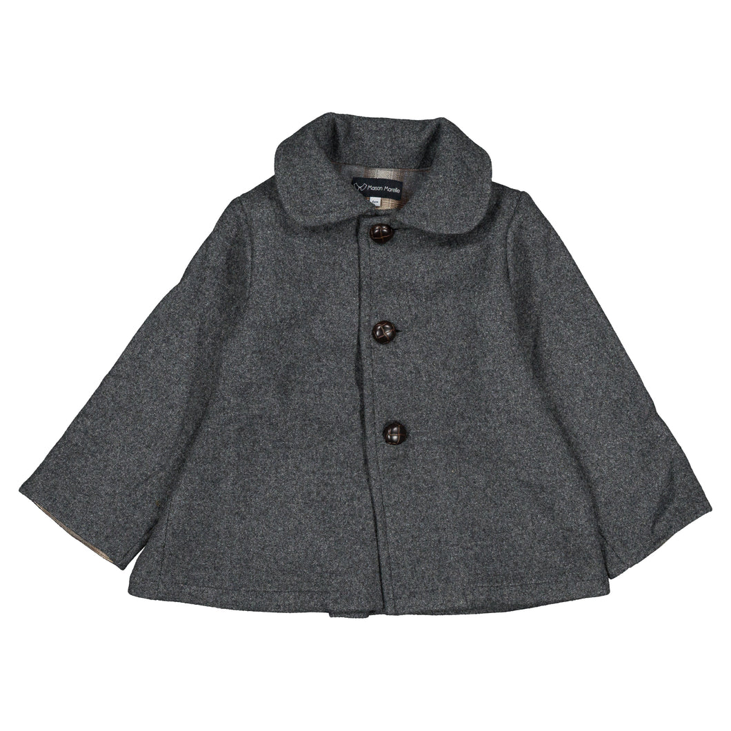 [預購] Maison Marelle - Coat VERNEUIL - Gray Mostly Wool