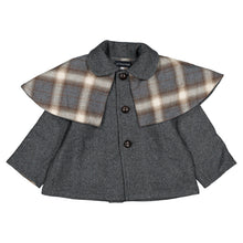 Load image into Gallery viewer, [預購] Maison Marelle - Coat AMOVIBLE Cape SHERLOCK - Gray
