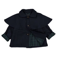 Load image into Gallery viewer, [預購] Maison Marelle - Coat AMOVIBLE Cape SHERLOCK - Blue
