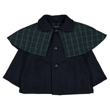 Load image into Gallery viewer, [預購] Maison Marelle - Coat AMOVIBLE Cape SHERLOCK - Blue
