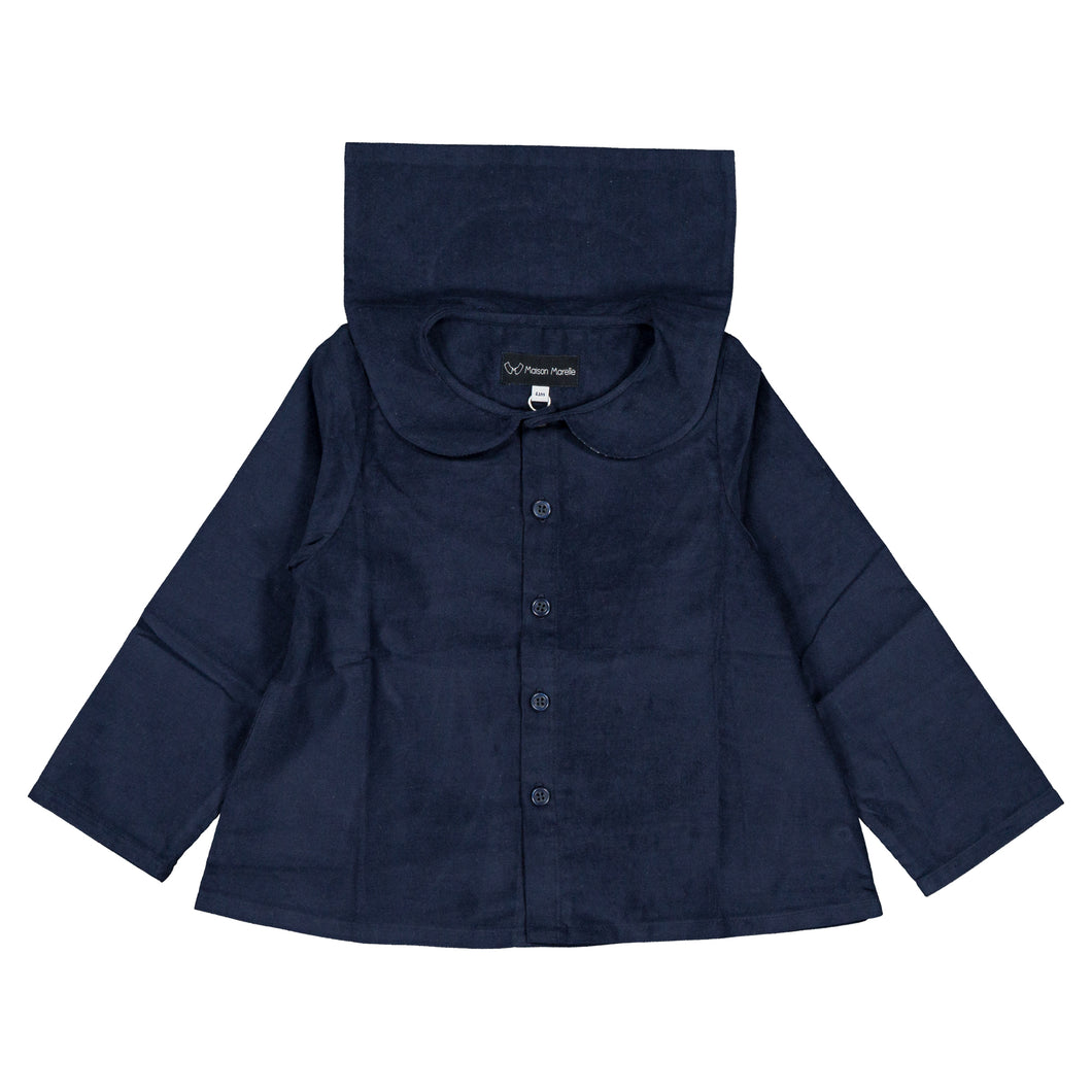 [預購] Maison Marelle - Shirt MONCEAU - Velvet Blue