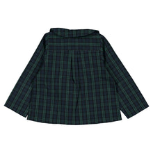 Load image into Gallery viewer, [預購] Maison Marelle - Blouse COVENTION - Tartan Green &amp; Blue
