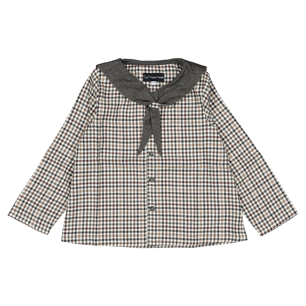 [預購] Maison Marelle - Shirt MONGE - Gray Collar