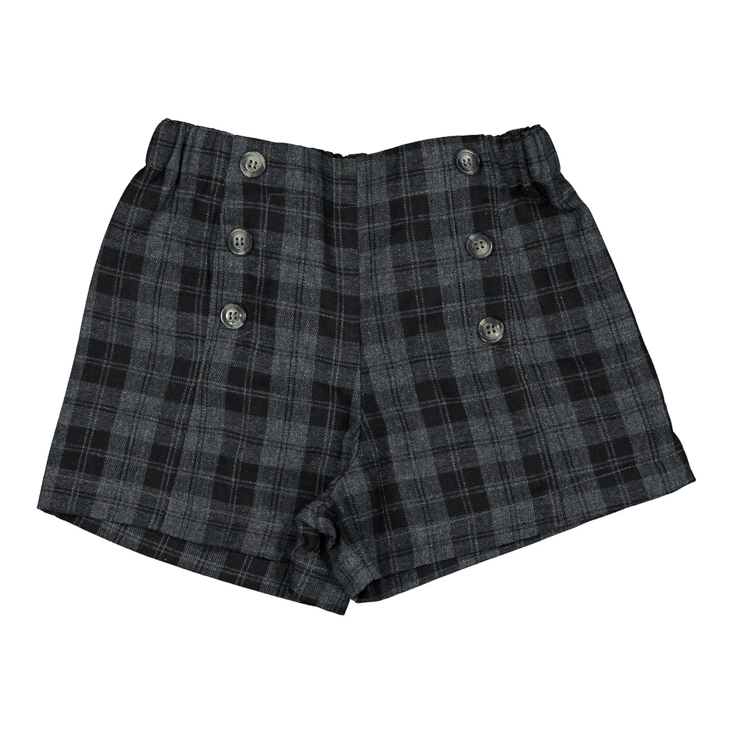 [預購] Maison Marelle - Short SEVRES - Tartan Gray