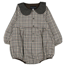 Load image into Gallery viewer, [預購] Maison Marelle - Romper BAC- Gingham Beige &amp; Gray
