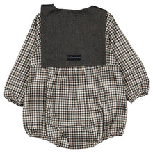 Load image into Gallery viewer, [預購] Maison Marelle - Romper BAC- Gingham Beige &amp; Gray
