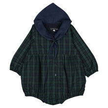 Load image into Gallery viewer, [預購] Maison Marelle - Romper ROI- Tartan Green &amp; Blue
